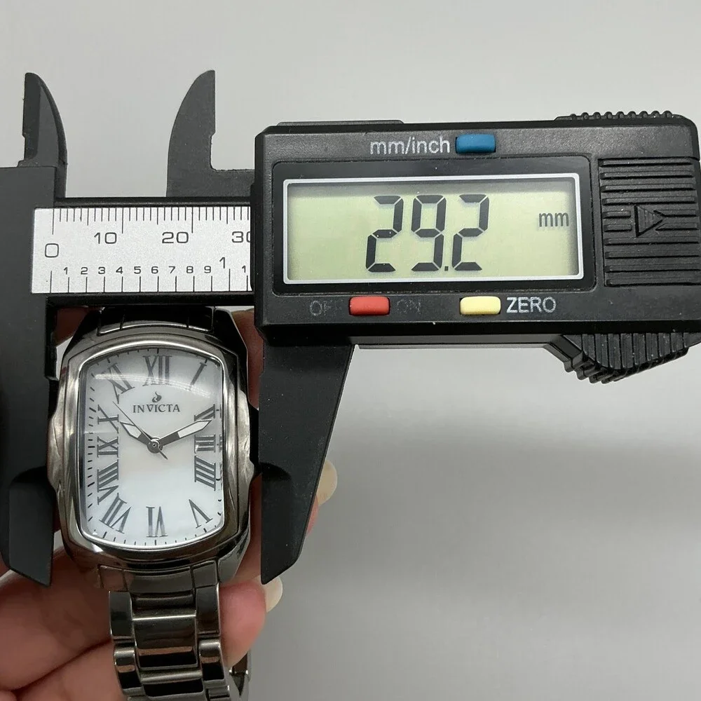 Invicta Lupah 1852 Womens Watch 29mm White Dial Stainless 14852 New Battery 6